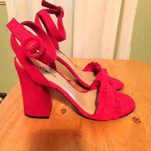 Indigo rd Red High Heel Sandal